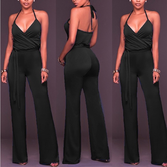 women's spaghetti strap jumpsuit